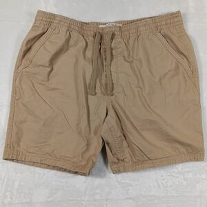 Fat Face Shorts Mens 38 Tan 7" Inseam Drawstring Elastic Waist Vacation Beach